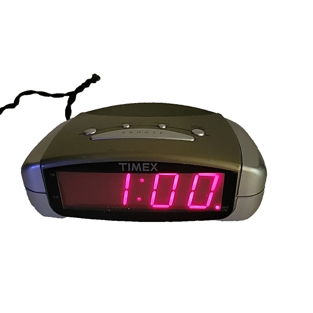 Timex Model T109S Extra Loud Alarm‎ Clock Tested Digital